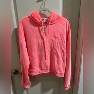 Victoria secret Pink velvet hoodie sweater